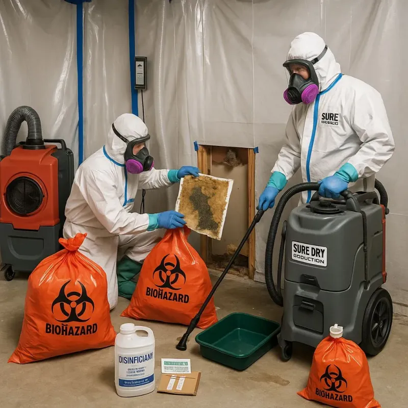 Contaminated Water Handling Protocols process in Winfield, IA